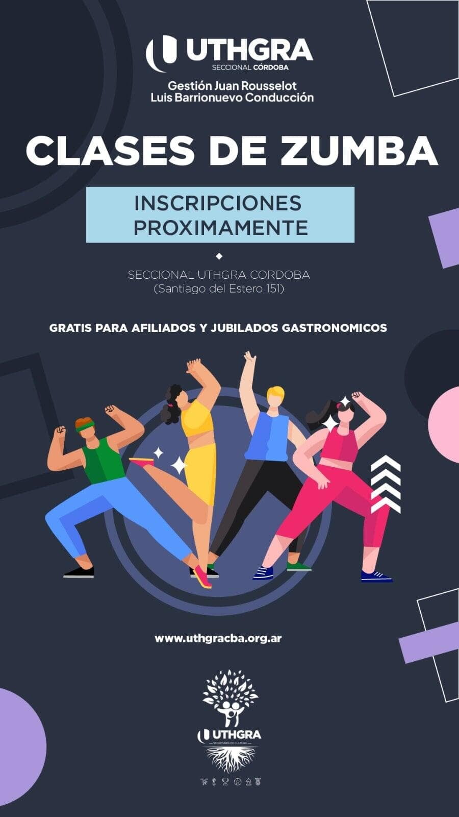 Clases de Zumba en UTHGRA Córdoba